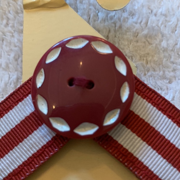 Adorable red and white striped “Angie” Interchangeable Straps SwitchFlops - Picture 4 of 5